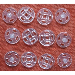 BOTTONI AUTOMATICI PLASTICA MM.18 - BLISTER DA 75 PEZZI -